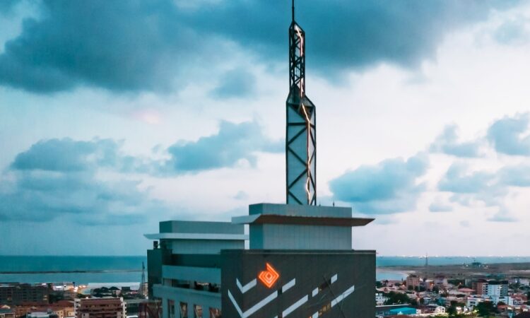 Exterior and interior shoot of Access Bank Headquaters in Oniru, Lagos.