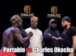 Fearless Encounter Between Portable And Charles Okocha Preparatory To ‘Chaos in the Ring’ Celebrity Fight | Blissful Affairs Online